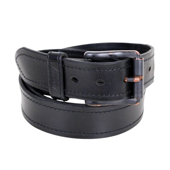 Dickies SADDLE BLACK GENUINE LEATHER 1.5"Wd CASUAL DRESS MEN'S BELT Sz 42 (P16 - Picture 1 of 13
